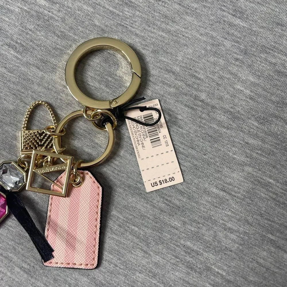 Victoria's Secret Pink Bombshell Perfume Keychain Charm